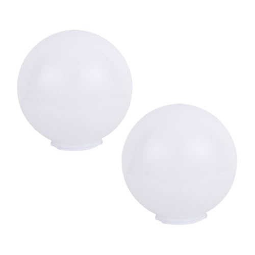 Homoyoyo 2 Stück Lampenschirme Kugelform Außen Wandlampe Lampenabdeckung Modern Einfach Montage Schlafzimmer von Homoyoyo
