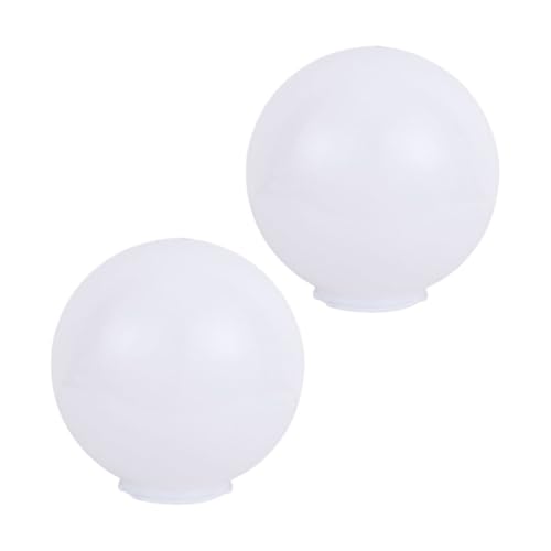 Homoyoyo 2 Stück Lampenschirme Rund Kugelform Outdoor Wandlicht Lampenabdeckung Dekorative Lichtabdeckung für Gartenleuchte Außenbereich von Homoyoyo