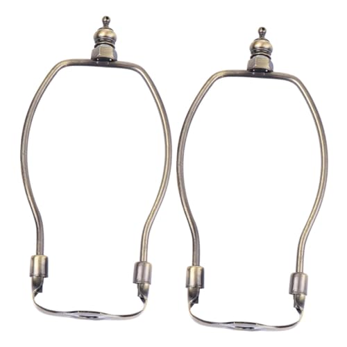 Homoyoyo 2 Stück Lampenschirmhalter aus Langlebigem Legierungsstahl Stilvoller Lampenharfenhalter für Tisch Stehlampen Praktisches Lampenteile Einfache Montage und Dekorative Homoyoyo 2 Stück Lampenschirmhalter aus Langlebigem Legierungsstahl Stilvoller Lampenharfenhalter für Tisch Stehlampen Praktisches Lampenteile Einfache Montage und Dekorative von Homoyoyo