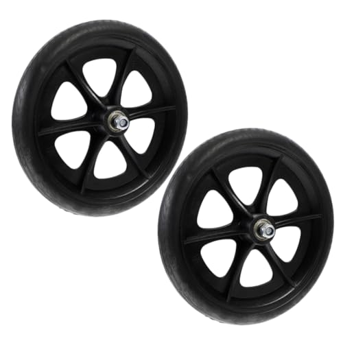 Homoyoyo 2 Stück Langlebige Vorderräder für Verschleißfest Leicht Laufend Vielseitiges Ersatzrad für Rollatoren und Gehhilfen Einfache Montage Geräuscharm Stabil und Robust von Homoyoyo