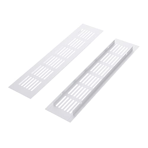 Homoyoyo 2 Stück Lüftungsgitter Aluminiumlegierung für Schrank und Möbel Rechteckige Ventilationsabdeckung für Effektive Luftzirkulation und Design Homoyoyo 2 Stück Lüftungsgitter Aluminiumlegierung für Schrank und Möbel Rechteckige Ventilationsabdeckung für Effektive Luftzirkulation und Design von Homoyoyo