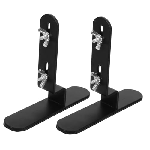 Homoyoyo 2 Stück Metall Pegboard Halterung Stabiles Befestigungsgestell für Wand Tischmontage Werkzeugfreie Installation Verstellbarer Desktop Organizer für Büro Home Office Studio Schwarz von Homoyoyo