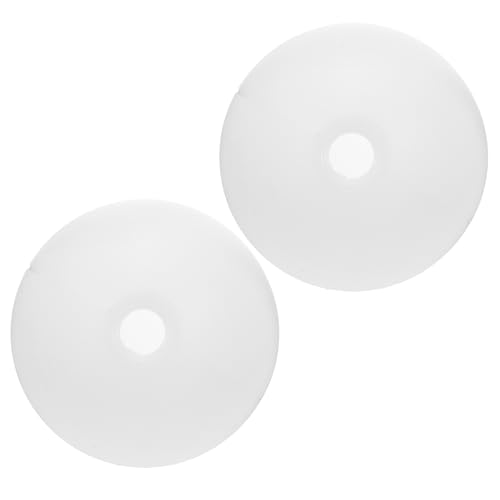 Homoyoyo 2 Stück Milchweißer Kugel Lampenschirm Deckenleuchte Abdeckung Einloch Design Leicht Zu Reinigen Für Schlafzimmer Wohnzimmer Esszimmer von Homoyoyo