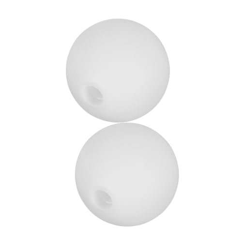 Homoyoyo 2 Stück Milchweißer Runder Lampenschirm Ersatz lampenschirm mit Einzelöffnung für Deckenpendel Tischlampen Modernes Design Einfache Montage Warmes Licht von Homoyoyo