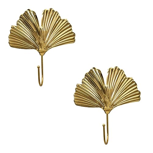 Homoyoyo 2 Stück Nordischer Kreativ Wandhaken Blattform Langlebig Stabil für Flur Schlafzimmer Küche Stilvolle Ginkgo Kleiderhaken Garderobenhaken Hutschmuck Homoyoyo 2 Stück Nordischer Kreativ Wandhaken Blattform Langlebig Stabil für Flur Schlafzimmer Küche Stilvolle Ginkgo Kleiderhaken Garderobenhaken Hutschmuck von Homoyoyo