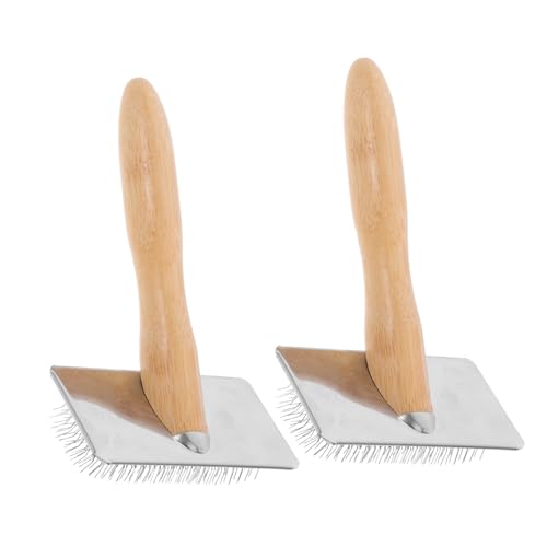 Homoyoyo 2 Stück Pflegebürste Filzwerkzeuge Für Anfänger Nadel -filzwerkzeuge Filzsets Für Anfänger Filzmatte Bürste Nadel -Filz -Werkzeug Handgemachte Puppennadel Eisen von Homoyoyo
