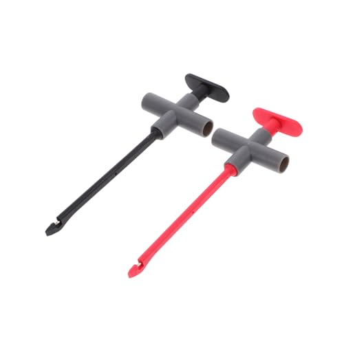 Homoyoyo 2 Stück Piercing Test Clips für Multimeter Robuste Prüfsonden Schwarz und Rot nicht Durchdringend für Kfz Reparaturen und Elektrische Messungen Homoyoyo 2 Stück Piercing Test Clips für Multimeter Robuste Prüfsonden Schwarz und Rot nicht Durchdringend für Kfz Reparaturen und Elektrische Messungen von Homoyoyo