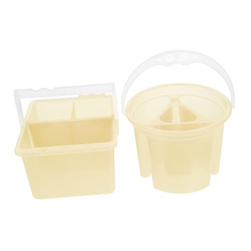 Homoyoyo 2 Stück Pinselreiniger Eimer aus Multifunktionaler Waschbecher für Aquarell und Ölgemälde Tragbarer Wasserbehälter für Künstlerbedarf Platzsparend und Vielseitig Einsetzbar Homoyoyo 2 Stück Pinselreiniger Eimer aus Multifunktionaler Waschbecher für Aquarell und Ölgemälde Tragbarer Wasserbehälter für Künstlerbedarf Platzsparend und Vielseitig Einsetzbar von Homoyoyo