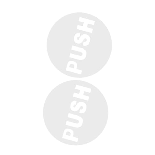 Homoyoyo 2 Stück Push Pull Rundglas Türaufkleber für Zuhause Büro Geschäft Restaurant und Beschriftung für Glatte Oberflächen Wie Wände Fliesen Homoyoyo 2 Stück Push Pull Rundglas Türaufkleber für Zuhause Büro Geschäft Restaurant und Beschriftung für Glatte Oberflächen Wie Wände Fliesen von Homoyoyo