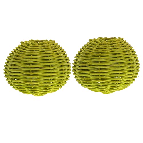Homoyoyo 2 Stück Rattan Lampenschirme Handgefertigte Wandleuchte Abdeckung für Wohnzimmer Schlafzimmer und Kinderzimmer Einfache Installation Umweltfreundliches Material Dekorativ und Homoyoyo 2 Stück Rattan Lampenschirme Handgefertigte Wandleuchte Abdeckung für Wohnzimmer Schlafzimmer und Kinderzimmer Einfache Installation Umweltfreundliches Material Dekorativ und von Homoyoyo
