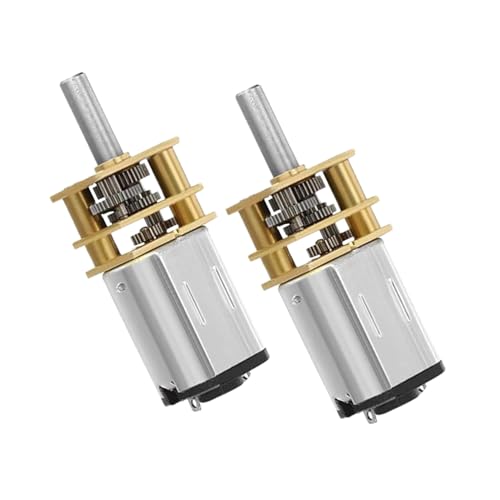 Homoyoyo 2 Stück Reduction Motor Kompakter Metall Getriebemotor mit Hohem Stabile Leistung für Rc Auto Roboter Modell und DIY Anwendungen bei Spannung Homoyoyo 2 Stück Reduction Motor Kompakter Metall Getriebemotor mit Hohem Stabile Leistung für Rc Auto Roboter Modell und DIY Anwendungen bei Spannung von Homoyoyo