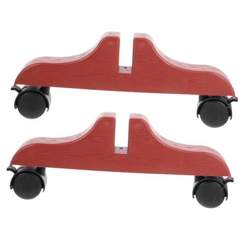 Homoyoyo 2 Stück Rollbare Trennwand Füße Verstärkte Basis mit Rädern Stabiler Halter für Haushalts und Büro Raumteiler Vielseitig Einsetzbar für Wohn und Geschäftsräume von Homoyoyo