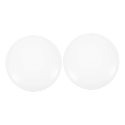 Homoyoyo 2 Stück Runde Deckenlampe Abdeckung Kunststoff Lampenschirm mit Twistlock Bruchsicherer Lampenschirm für LED Deckenleuchten für Küche Balkon Wohnzimmer von Homoyoyo