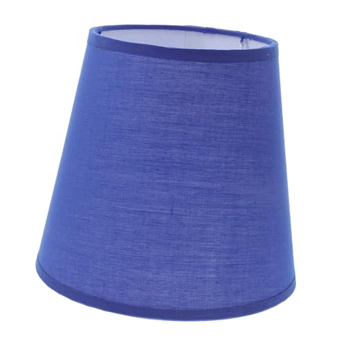 Homoyoyo 2 Stück Runde Stoff Lampenschirme in Dunkelblau Langlebige Leuchtenabdeckung für Pendelleuchte Tischlampe Wandlampe und Deckenlampe Dekorativer Schutz für Wohn Schlafzimmer von Homoyoyo