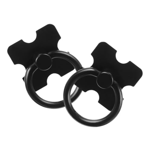 Homoyoyo 2 Stück Schwarzer Runder Schrankknopf aus Zinklegierung Moderner Möbelknauf Leichter Eleganter Küchenschubladen Griff Einfacher Einlassgriff für Kleiderschrank Tv und Homoyoyo 2 Stück Schwarzer Runder Schrankknopf aus Zinklegierung Moderner Möbelknauf Leichter Eleganter Küchenschubladen Griff Einfacher Einlassgriff für Kleiderschrank Tv und von Homoyoyo
