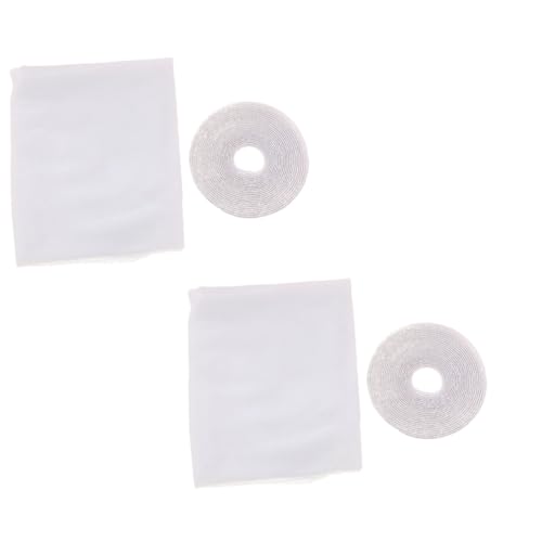 Homoyoyo 2 Stück Selbstklebendes Fenster Fliegengitter Moskitonetz Weiß Polyester Insektenschutznetz mit Starkem Klebeband Zuschneidbar Unsichtbar für Büro Fensterrahmen Homoyoyo 2 Stück Selbstklebendes Fenster Fliegengitter Moskitonetz Weiß Polyester Insektenschutznetz mit Starkem Klebeband Zuschneidbar Unsichtbar für Büro Fensterrahmen von Homoyoyo