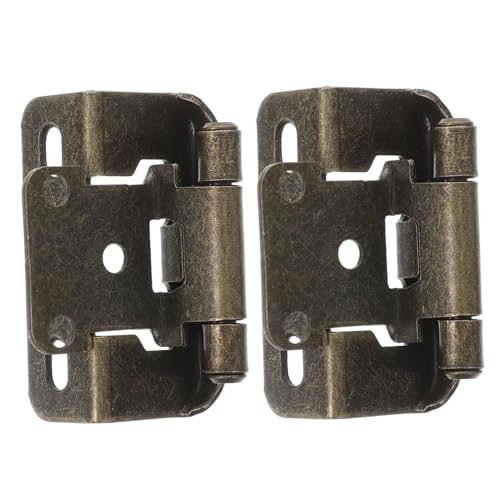 Homoyoyo 2stücke Federscharnier Selbstschliessend Schranktürscharniere Halbumschließende Scharniere Aus Gebürstetem Robuste Türscharniere Für Schränke Zu Hause Und Wohnmobil von Homoyoyo