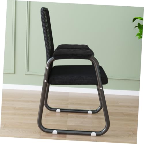 Homoyoyo 2 Stück Softe Armlehnenpolster Memory Armstützen Auflagen für Büro Esszimmer und Gamingstühle rutschfest Atmungsaktiv Passend Schwarz von Homoyoyo