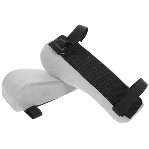 Homoyoyo 2 Stück Teiliges Armlehnenpolster aus Memory schaum Ergonomisch Geformt Druckentlastend Atmungsaktiv für Bürostuhl Gaming stuhl und Vielseitig Einsetzbar mit Pu kern von Homoyoyo