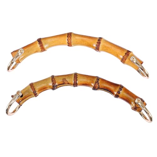 Homoyoyo 2 Stück Teiliges Bambus Taschengriffe Ersatzgriffe für Handtaschen DIY Zubehör Vintage Stil Robust und Farbecht Geeignet für Bastelprojekte und Handgefertigte Taschen Geschenkidee Homoyoyo 2 Stück Teiliges Bambus Taschengriffe Ersatzgriffe für Handtaschen DIY Zubehör Vintage Stil Robust und Farbecht Geeignet für Bastelprojekte und Handgefertigte Taschen Geschenkidee von Homoyoyo