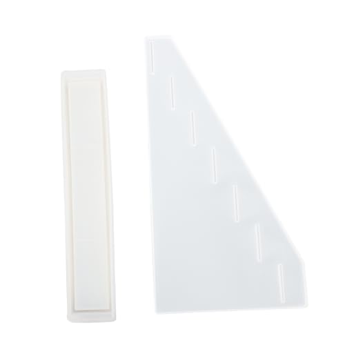 Homoyoyo 2 Stück Teiliges DIY Silikon Epoxidharz Form für Lippenstift Aufbewahrungsständer Flexible Reißfeste Gießform mit Lagigem Fach und Trennwand Langlebig Leicht zu Reinigen für von Homoyoyo