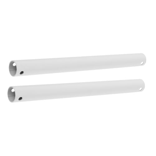 Homoyoyo 2 Stück Teiliges Deckenventilator Verlängerungsstab Weißer Downrod für Beleuchtung Einfache Montage Passend für Wohn- Büro Gastronomiebereiche Stilvolles Design Verbesserte von Homoyoyo