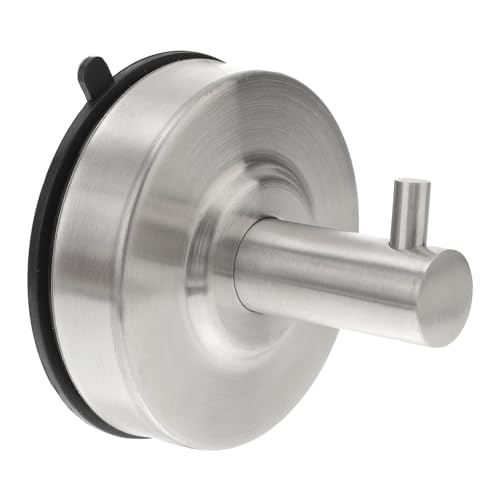 Homoyoyo 2 Stück Teiliges Edelstahl Saugnapf Haken Spurlos Wandhaken für Bad Küche Handtuch Badvorhang Robuste Halterung Ohne Bohren Einfache Montage von Homoyoyo