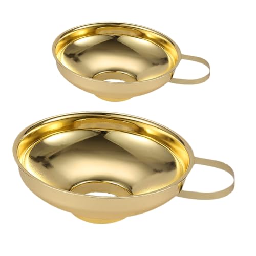 Homoyoyo 2 Stück Teiliges Edelstahltrichter Öffnung Präzises Flüssigkeitstransfer Tool für Flaschen Einmachgläser Öl und Küchenzutaten Robust Langlebig Einfach zu Reinigen Vielseitig Homoyoyo 2 Stück Teiliges Edelstahltrichter Öffnung Präzises Flüssigkeitstransfer Tool für Flaschen Einmachgläser Öl und Küchenzutaten Robust Langlebig Einfach zu Reinigen Vielseitig von Homoyoyo