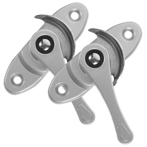 Homoyoyo 2 Stück Teiliges Fensterhaken schloss aus Verstellbare Fenstersicherung für Schiebefenster Einsetzbar Einfacher Einbau Silberfarbene Sicherheitsverriegelung für Alte Fenster Homoyoyo 2 Stück Teiliges Fensterhaken schloss aus Verstellbare Fenstersicherung für Schiebefenster Einsetzbar Einfacher Einbau Silberfarbene Sicherheitsverriegelung für Alte Fenster von Homoyoyo