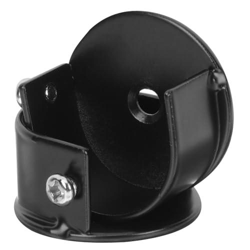 Homoyoyo 2 Stück Teiliges Gardinenstangenhalter aus Robustem Legierungsmetall Kompakte Wandmontierte Vorhangstangenhalterung Korrosionsbeständig Geeignet für Wohn und Arbeitsräume von Homoyoyo