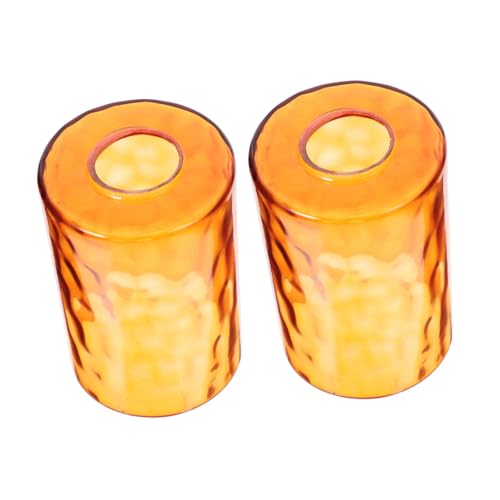 Homoyoyo 2 Stück Teiliges Lampenschirme aus Glas mit Steinmuster Dekorative Pendelleuchten abdeckungen Transparent Hohe Lichtdurchlässigkeit Elegantes Design für Wohnzimmer und von Homoyoyo