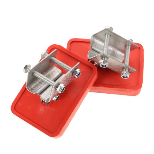 Homoyoyo 2 Stück Teiliges Leiterfüße Aluminiumlegierung und Gummi Rutschfeste Verschleißfeste Leiterfußpolster für Stabile Geräuscharme Nutzung Geeignet als Ersatzteile für Tritt von Homoyoyo