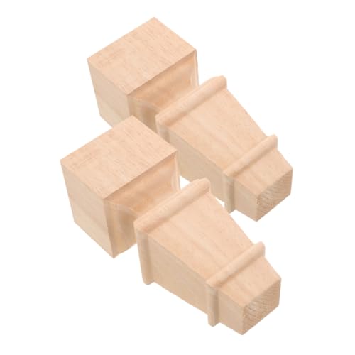 Homoyoyo 2 Stück Teiliges Möbelbeine Rund Stabile Holzmöbelfüße als Ersatz für Schrank Sofa Tisch Beine Natürliche Holzoptik Robust und rutschfest für Wohn und Esszimmer Homoyoyo 2 Stück Teiliges Möbelbeine Rund Stabile Holzmöbelfüße als Ersatz für Schrank Sofa Tisch Beine Natürliche Holzoptik Robust und rutschfest für Wohn und Esszimmer von Homoyoyo