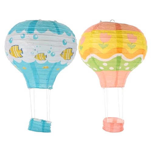 Homoyoyo 2 Stück Teiliges Papier hängedeko Regenbogen Heißluftballon Laternen mit Metallrahmen Vielseitige Party Festdekoration für Hochzeit Kinderzimmer Garten Wohnzimmer Homoyoyo 2 Stück Teiliges Papier hängedeko Regenbogen Heißluftballon Laternen mit Metallrahmen Vielseitige Party Festdekoration für Hochzeit Kinderzimmer Garten Wohnzimmer von Homoyoyo