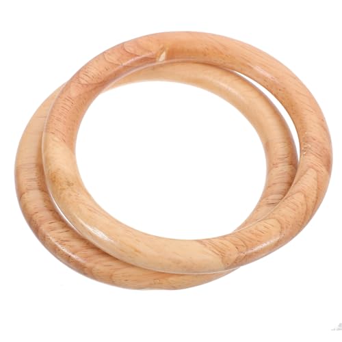 Homoyoyo 2 Stück Teiliges Runde Holzgriffe Naturbelassene Bag Handles für DIY Jutetasche Gehäkelte Handtasche Modische Robuste Holzgriffe als Stilvolles Zubehör für Strand Alltagstaschen Homoyoyo 2 Stück Teiliges Runde Holzgriffe Naturbelassene Bag Handles für DIY Jutetasche Gehäkelte Handtasche Modische Robuste Holzgriffe als Stilvolles Zubehör für Strand Alltagstaschen von Homoyoyo