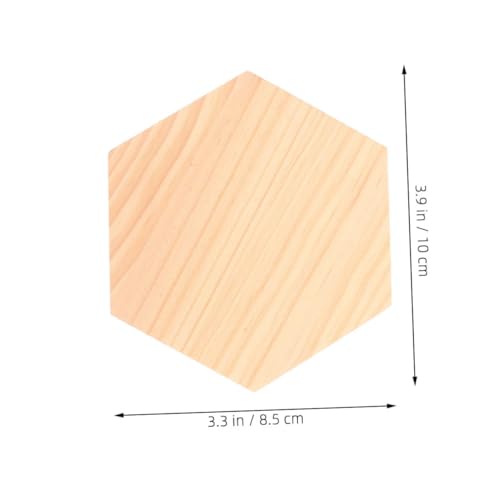 Homoyoyo 2 Stück Teiliges Sechseckiges Holzbrett aus Massivem Holz Kantenlänge Unbehandelt Vielseitig zum Basteln Bemalen als Foto hintergrund und Kreative DIY holzdekoration Homoyoyo 2 Stück Teiliges Sechseckiges Holzbrett aus Massivem Holz Kantenlänge Unbehandelt Vielseitig zum Basteln Bemalen als Foto hintergrund und Kreative DIY holzdekoration von Homoyoyo