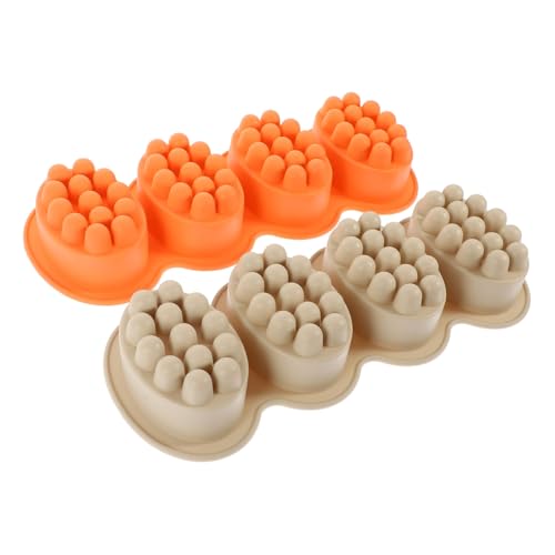 Homoyoyo 2 Stück Teiliges Silikon Massage Seifenform Oval mit Mulden Hautfreundlich Leicht zu Reinigen DIY Handgemachte Seifenformen für Kreative Seifenherstellung und Geschenkideen Homoyoyo 2 Stück Teiliges Silikon Massage Seifenform Oval mit Mulden Hautfreundlich Leicht zu Reinigen DIY Handgemachte Seifenformen für Kreative Seifenherstellung und Geschenkideen von Homoyoyo