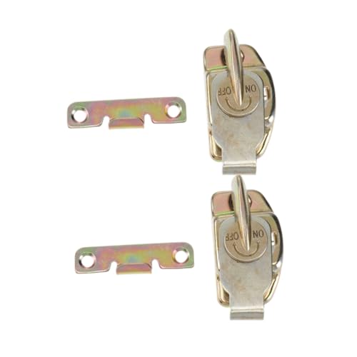 Homoyoyo 2 Stück Teiliges Tischverriegelungs Robustem Eisen Langlebige Tischblattschnallen für Esstische mit Ausrichtungsstift Einfache Montage Stabile Verbindung für Tischplatten von Homoyoyo
