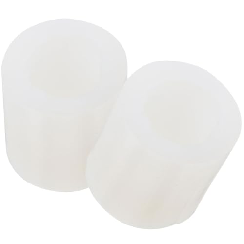 Homoyoyo 2 Stück Teiliges Tulpenförmiges Silikonform Kerzen Seifenherstellung Flexible Langlebige Blumenform Einfache Entformung Wiederverwendbar für DIY Duftkerzen und Handwerk von Homoyoyo