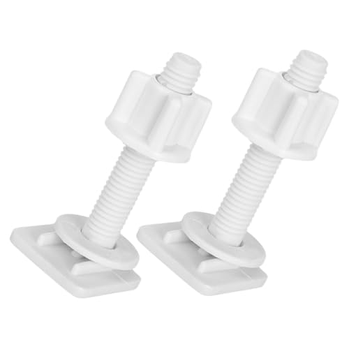 Homoyoyo 2 Stück Toilettensitz Befestigungsschrauben Set Quadratisch Wc Sitz Montage Schrauben Robust Langlebig Geeignet für Heim und Gewerbliche Toiletten von Homoyoyo