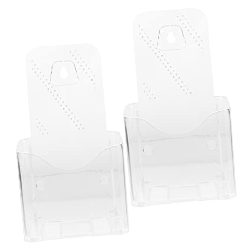 Homoyoyo Acryl Literatur Organizer Stehen 2 Stück Datei Magazin Display Desktop Leichte von Homoyoyo