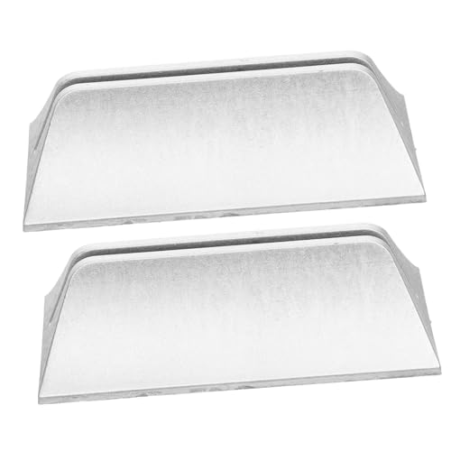 Homoyoyo 2 Stück Trennwandklemme Schreibtischklemme Schreibtischschild Raumteiler trennen klein papierklammer paperclips Spleißen Hustenschutz Schreibtisch-Schirmklemme Plastik Silver von Homoyoyo