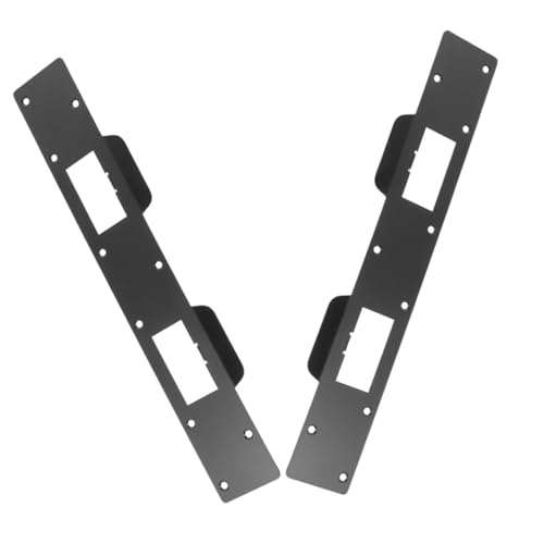 Homoyoyo 2 Stück Türriegel-schließblech: Erweiterte Verstärkungsplatte Für Türrahmen Metall. 1-3/4" X 7/8" Loch Und 4-1/2 Lochabstand Für Riegelstabilität. Einfache Homoyoyo 2 Stück Türriegel-schließblech: Erweiterte Verstärkungsplatte Für Türrahmen Metall. 1-3/4" X 7/8" Loch Und 4-1/2 Lochabstand Für Riegelstabilität. Einfache von Homoyoyo