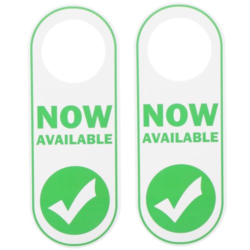 Homoyoyo 2 Stück Türschild Doppelseitiger Türanhänger aus PVC für Büro und Zuhause Design Langlebig und Einfach zu Montieren Homoyoyo 2 Stück Türschild Doppelseitiger Türanhänger aus PVC für Büro und Zuhause Design Langlebig und Einfach zu Montieren von Homoyoyo