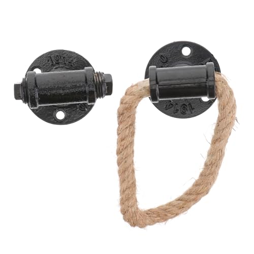 Homoyoyo 2 Stück Vintage Cabinet Pull Rings Schwarz Robuste Seil griffe für Schrank Kommode und Kleiderschrank Einfache Montage Langlebiges Material Retro Stil für Wohnraum und Möbel Homoyoyo 2 Stück Vintage Cabinet Pull Rings Schwarz Robuste Seil griffe für Schrank Kommode und Kleiderschrank Einfache Montage Langlebiges Material Retro Stil für Wohnraum und Möbel von Homoyoyo