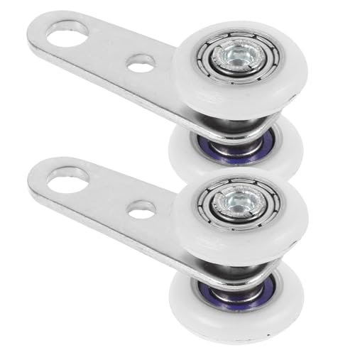Homoyoyo 2 Stück Vorhang Umlenkrollen Robuste Tür und Fenster Pulley Räder für Schwere Vorhänge Leichtgängige Installation Langlebig und Vielseitig Einsetzbar von Homoyoyo