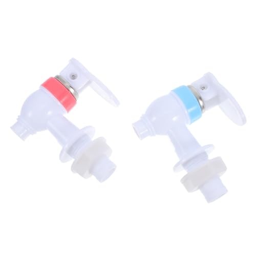 Homoyoyo 2 Stück Wasserhahn Ersatzventile Rot Blau Anschluss Auslaufsichere Kunststoff Armatur für Heiße Kalte Getränke Kompatibel mit Wasserspendern Flaschen und Kühlgeräten Homoyoyo 2 Stück Wasserhahn Ersatzventile Rot Blau Anschluss Auslaufsichere Kunststoff Armatur für Heiße Kalte Getränke Kompatibel mit Wasserspendern Flaschen und Kühlgeräten von Homoyoyo