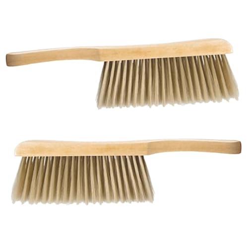 Homoyoyo 2 Stück Weiche Staubbürste mit Holzgriff Weiche Borsten Staubwedel Reinigungsbürste für Bettwäsche und Möbel Geeignet für Haushalt Schlafzimmer und Büro Homoyoyo 2 Stück Weiche Staubbürste mit Holzgriff Weiche Borsten Staubwedel Reinigungsbürste für Bettwäsche und Möbel Geeignet für Haushalt Schlafzimmer und Büro von Homoyoyo