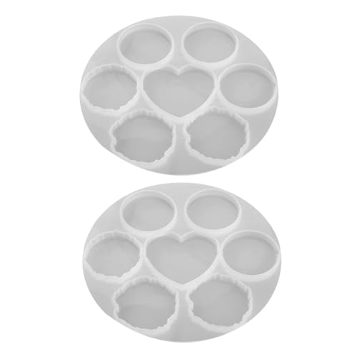 Homoyoyo 2 Stück silikonform selber machen Handyhalterung Form DIY-Handygriff-Formular schlank Schlüssel Tablett zum Gießen von Telefongriffen Form aus Epoxidharz Kieselgel Weiß von Homoyoyo