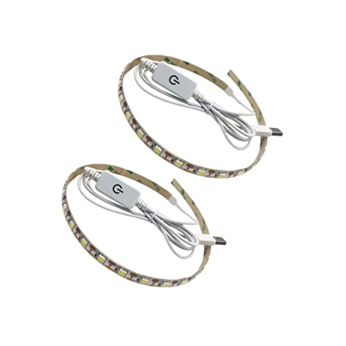 Homoyoyo 2 Stücke LED Licht Streifen Nähmaschine Streifen Kit USB Powered Streifen Licht Streifen Für Küchenschränke Nähmaschine Streifen Licht LED Schlauch Licht Flexible LED Schlauch von Homoyoyo